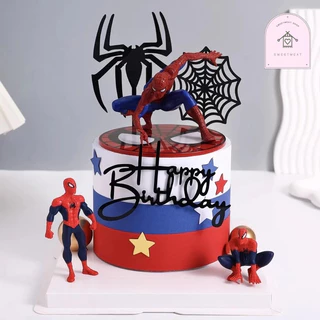 โมเดลสไปร์เดอร์แมน สไปร์เดอร์แมน spiderman แต่งเค้ก