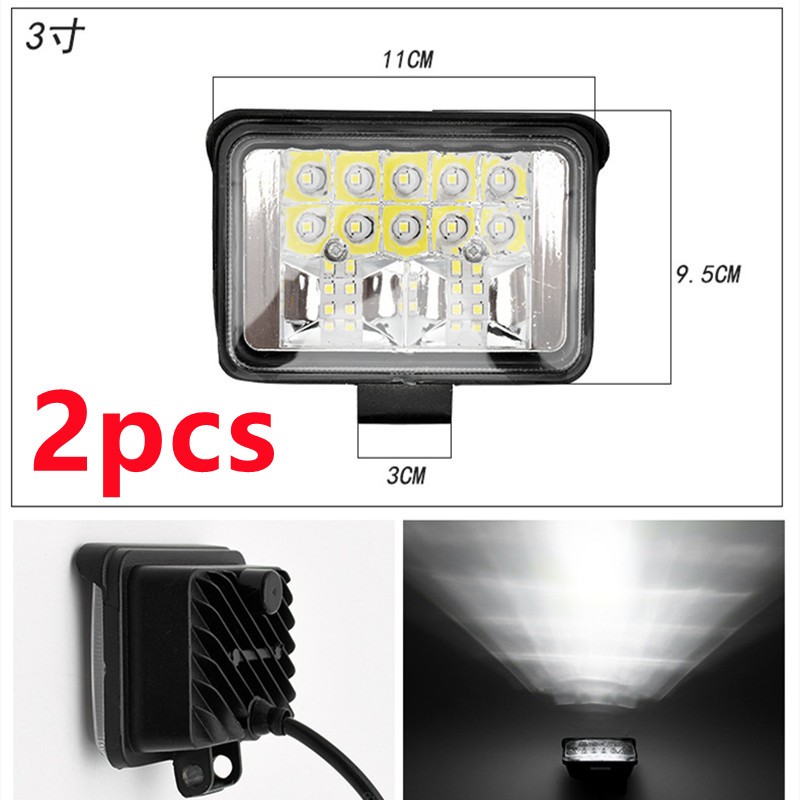 ไฟสปอร์ตไลท์ LED ไฟสปอร์ตไลท์รถยนต์ ไฟหน้ารถ ไฟท้าย ไฟช่วยตัดหมอก สว่างมาก 12V-80V