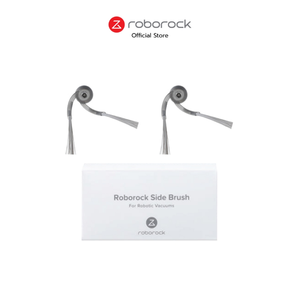 [ของแท้ Original] แปรงข้าง Roborock (2 ชิ้น) สำหรับรุ่น Qrevo Curv ,Qrevo Edge ,QR 798,Saros