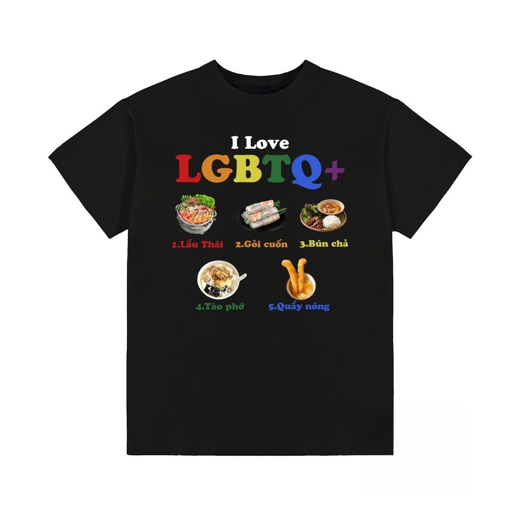 เสื้อยืดผู้ชาย LGBT Pride Month Rainbow LGBTQ ใส่ได้ ทั้ง ใส่สบาย G-T S-7XL เสื้อ