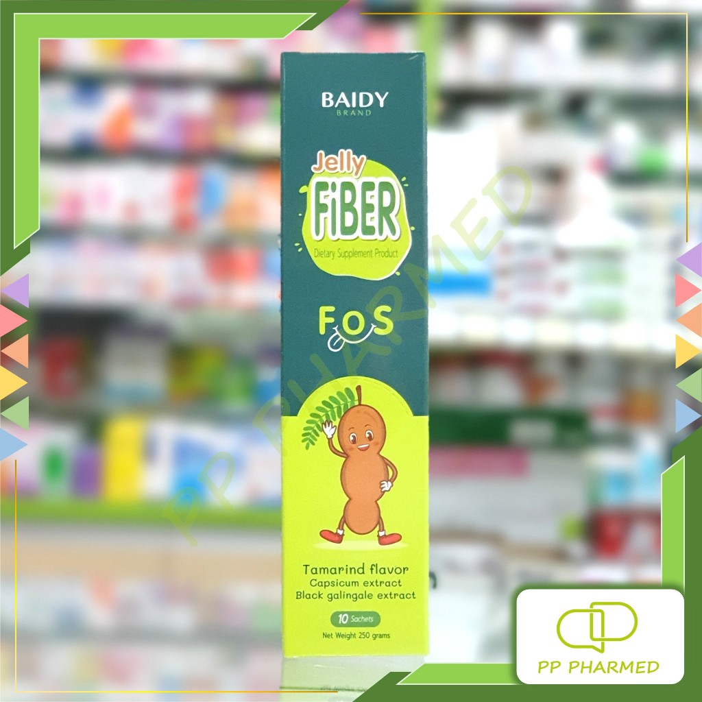 Baidy เจลลี่ ไฟเบอร์ รสมะขาม Jelly Fiber กล่อง10ซอง