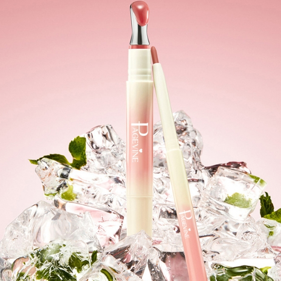 ลิปไลน์เนอร์ แบบปลายคู่ พร้อมสีที่ติดทนนาน สีละมุนมาก    P0321