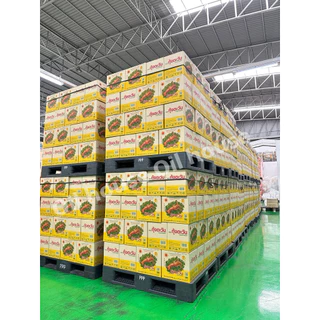 ยกลัง [900ml x12ขวด] น้ำมันปาล์ม ตรากุ้งตะวัน 900ml (พร้อมส่ง)
