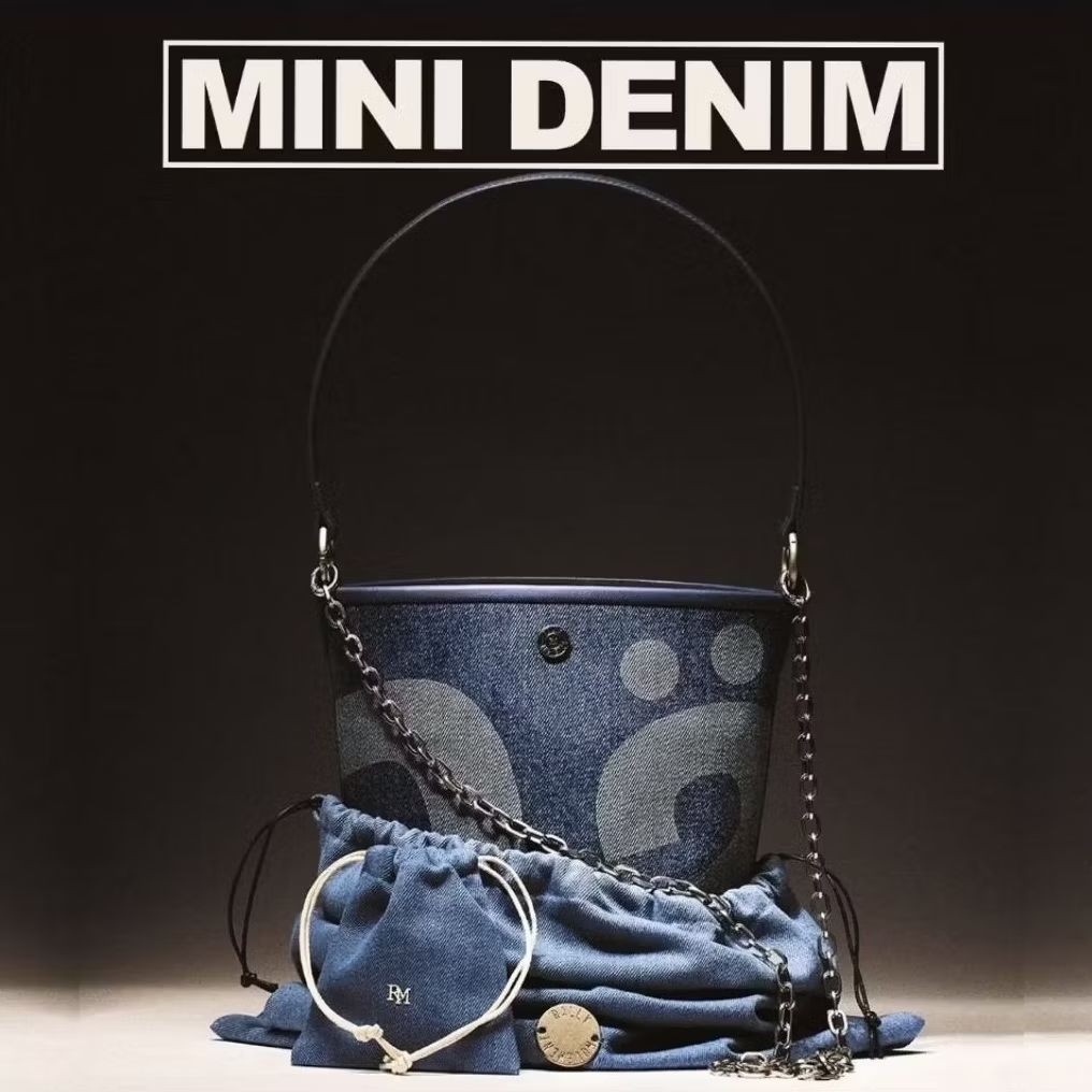 ‼️พร้อมส่ง✨️ใหม่💙⛓️Rally The Bag Mini Denim🔥ของแท้💯📣ใช้โค้ดลด20%-30%💥พร้อมสายโซ่⛓️ cross body