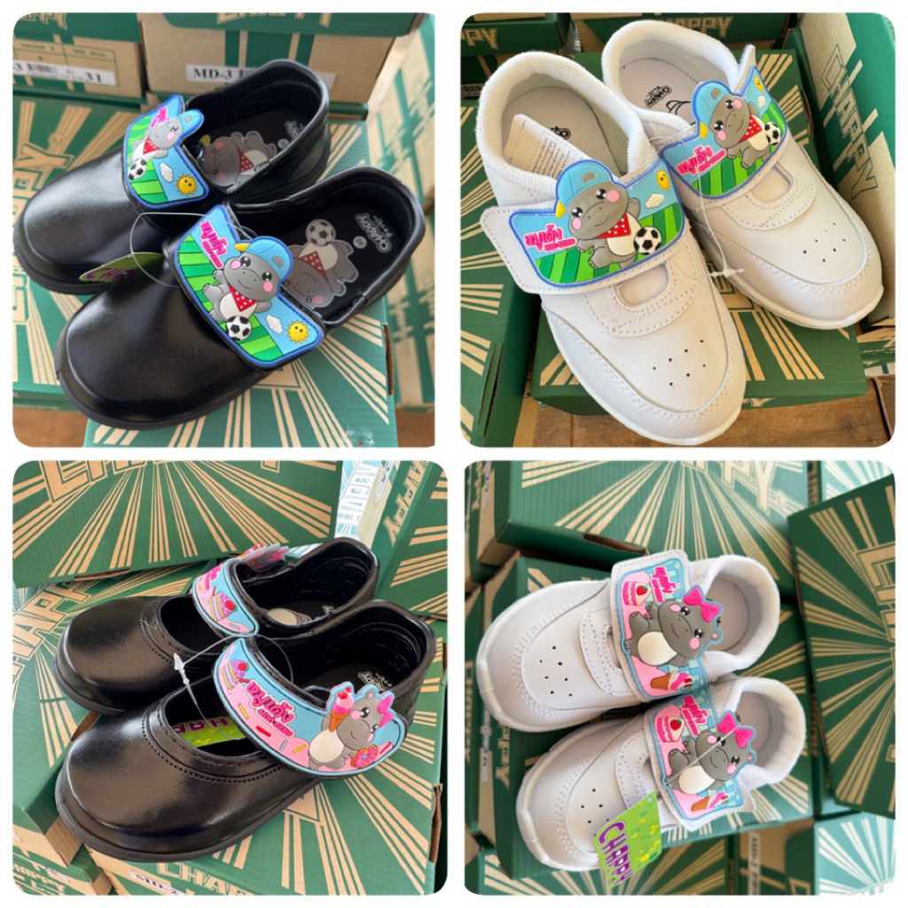 🔥พร้อมส่ง!! [ถูกที่สุด!!] รองเท้าพละ นักเรียนหมูเด้งเด้ง มีบิล พร้อมส่ง