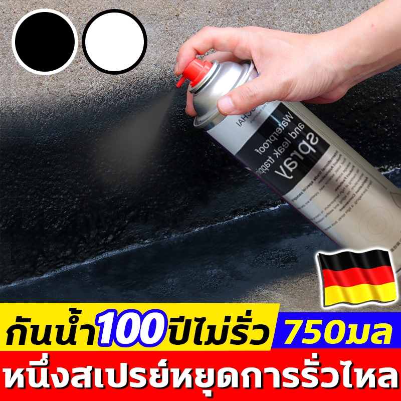 หยุดการรั่วไหลง่ายด้วยสเปรย์เดียว สเปรกันซึม 750ML สเปรย์กันรั่ว กาวที่แข็งแรง การป้องกันที่ยาวนาน สเปรย์อุดรั่ว