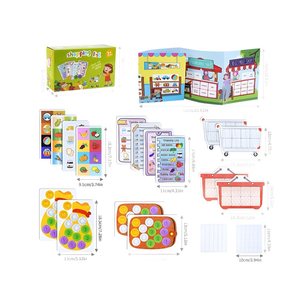 บอร์ดเกมส์เด็ก เกมส์ซื้อของ Shopping List ของเล่นเสริมพัฒนาการ - รูปที่ 5
