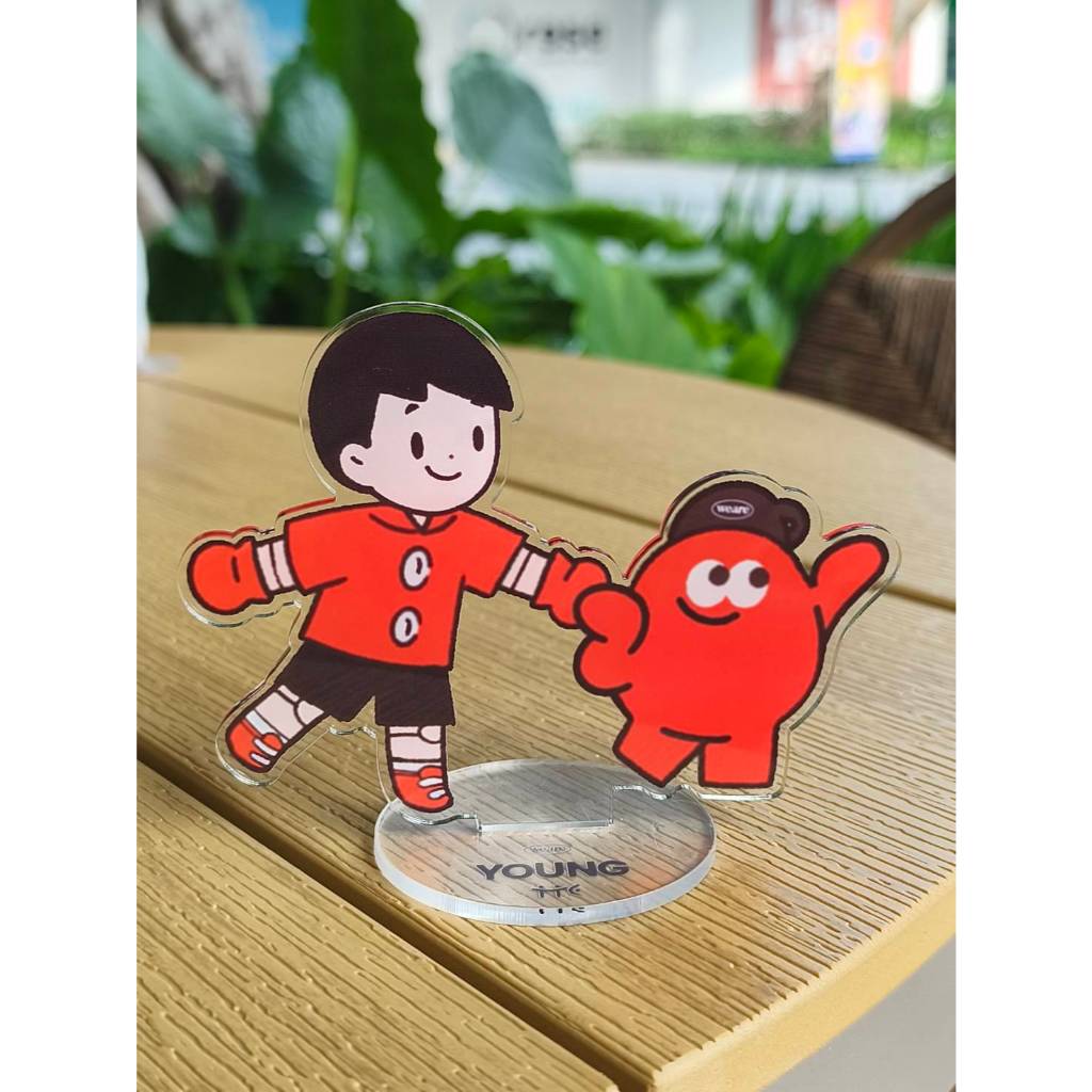 We Are Young | Standee อะคริลิค BUBBA With The BOY – Thailand Toy Expo 2025 Edition