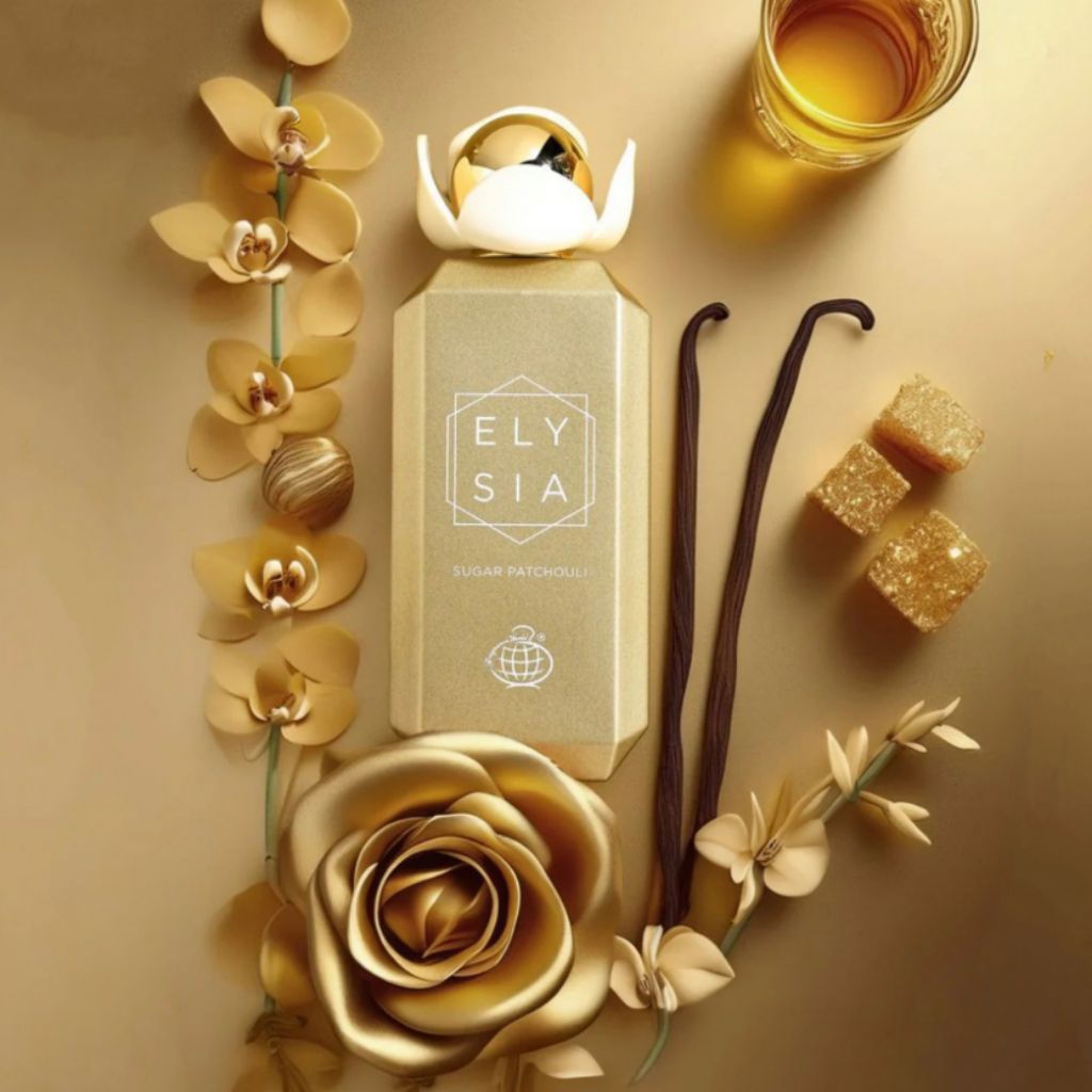 Elysia - Sugar Patchouli - Fragrance World - โอ เดอ ปาร์ฟูม สำหรับผู้ชายและผู้หญิง 100 ml