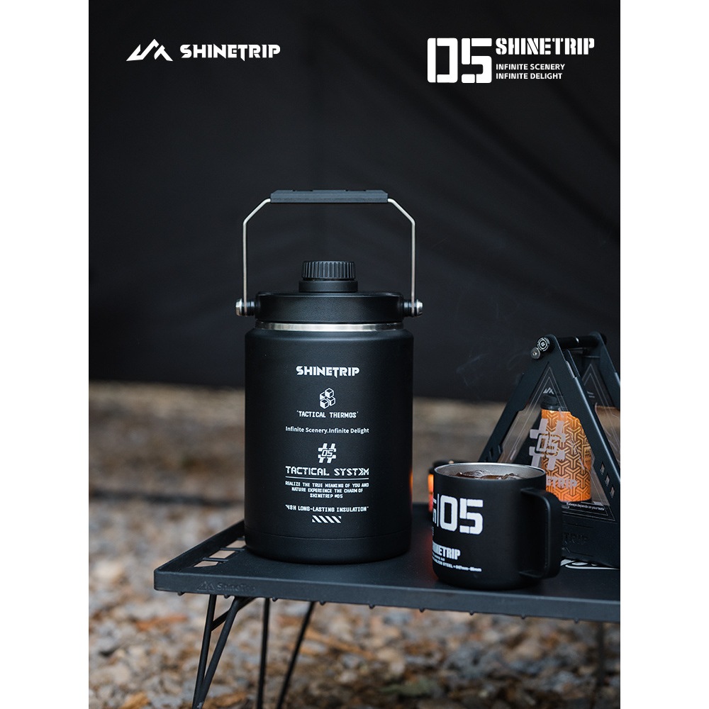 *พร้อมส่ง*Ice Bucket Shinetrip ถังน้ำแข็ง กระติกน้ำเเข็ง1.9 ลิตร 0.5 เเกลลอน JUG BLACK