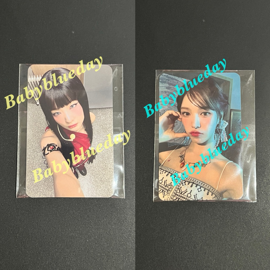 พร้อมส่ง💛🩵การ์ดแท้ Red Velvet FANCONTOUR in Bangkok 2024 Seulgi Wendy ซึลกิ เวนดี้