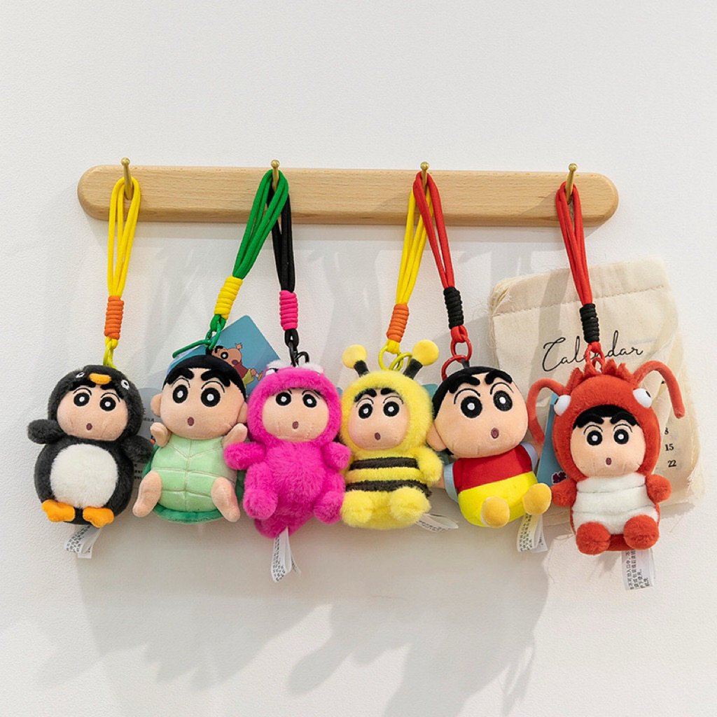 [พร้อมส่ง] พวงกุญแจตุ๊กตาชินจัง มีหลายแบบให้เลือกกันไปเล้ย งานป้าย