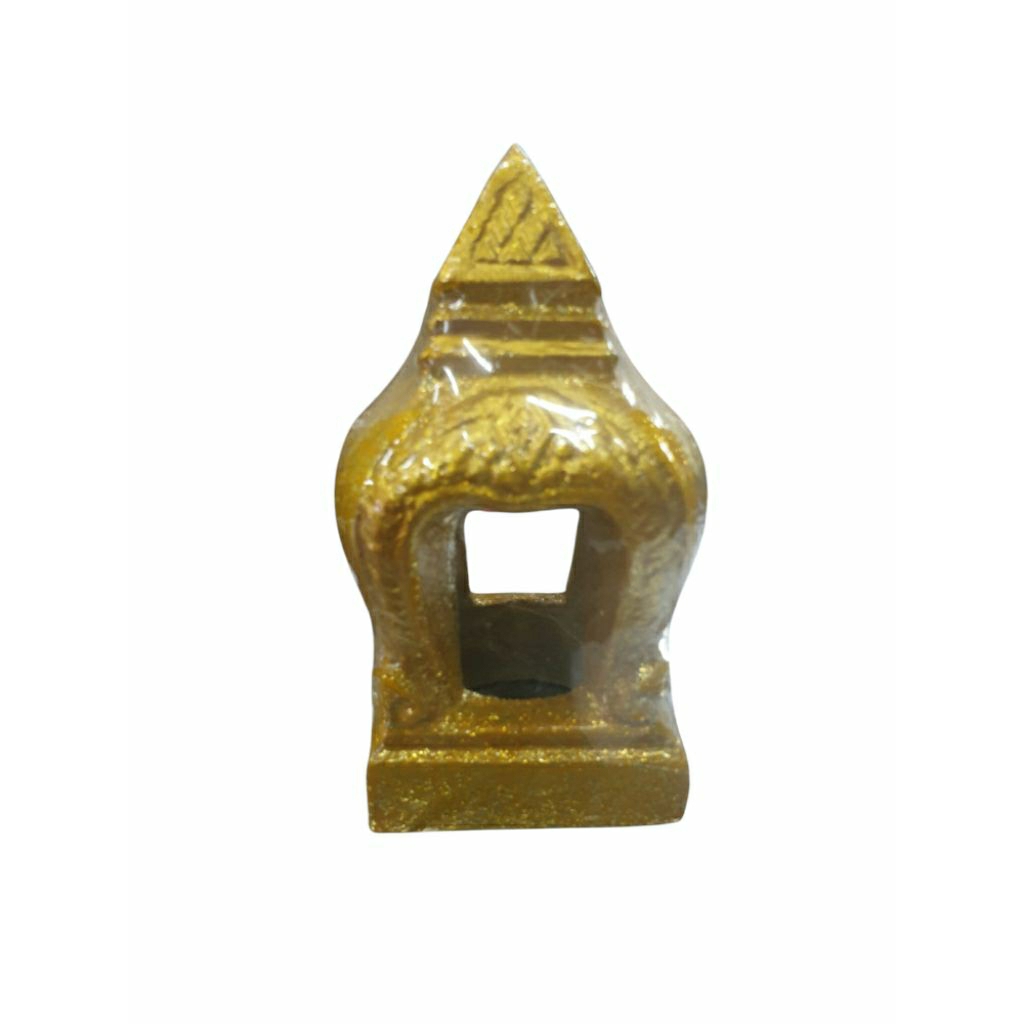 ตะเกียงมุมศาล ขนาดใหญ่ 8×8×15ซม. สีทอง ขายแยก1อัน ตะเกียงศาลพระภูมิ เจ้าที่ เสมา เครื่องตั้งศาล เครื่องศาล ตะเกียงรอบศาล