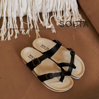 The Kimono - Souta👘 รองเท้าแตะสไตล์วินเทจ ไบเก้น รุ่นไขว้ >> ไซส์ 35-45 *ลด1ไซส์*