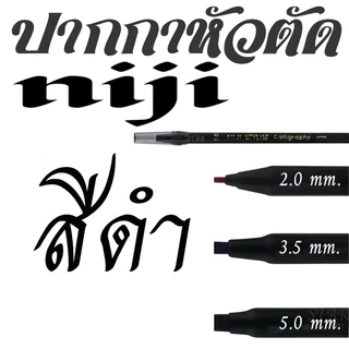 ปากกาหัวตัด NIJI สปีดบอล NIJI STYLIS CALLIGRAPHY นิจิ 3 ขนาด