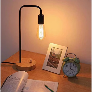โคมไฟตั้งโต๊ะ LED โคมไฟหัวเตียง วินเทจ โคมไฟตั้งโต๊ะ อ่านหนังสือ โมเดิร์น