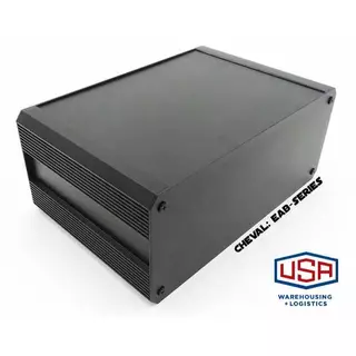 EAB Series กล่องอลูมิเนียมแบบปิดทึบระบายความร้อนด้วย Fin แบบ Heatsink ที่ฝาข้าง