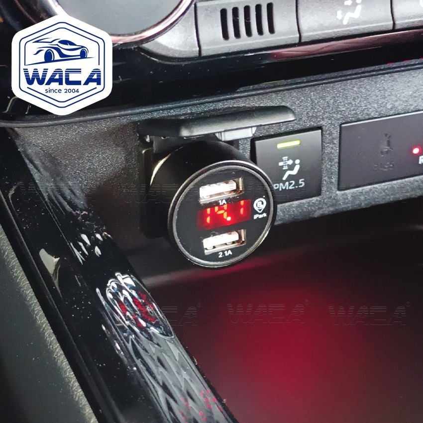 WACA Car Charger USB 2 ช่อง DC12-24V - รูปที่ 2