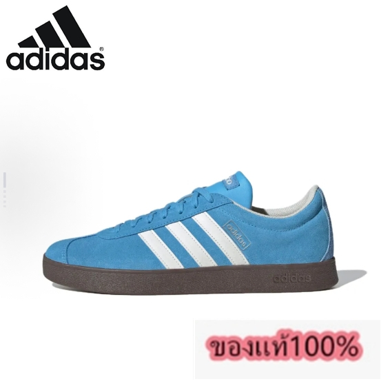 adidas VL COURT 2.0 Vl Classic White-blue ของแท้ 100%💯