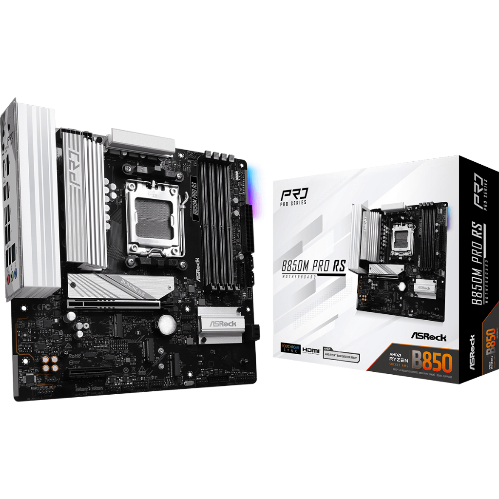 MAINBOARD (เมนบอร์ด) ASROCK B850M PRO RS - AMD SOCKET AM5 DDR5 MICRO-ATX