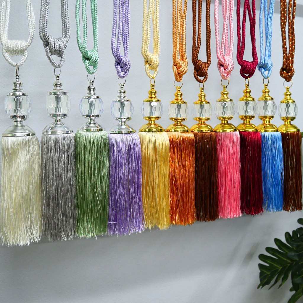 สายรวบม่านตุ้มเพชร ไฮโซ พร้อมจัดส่ง