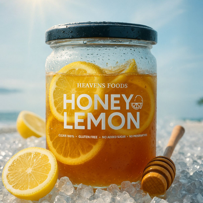 HONEY LEMON  เลม่อนดองนํ้าผึ้ง 🍯🐝 น้ำผึ้งแท้ | HEAVENSFOODS