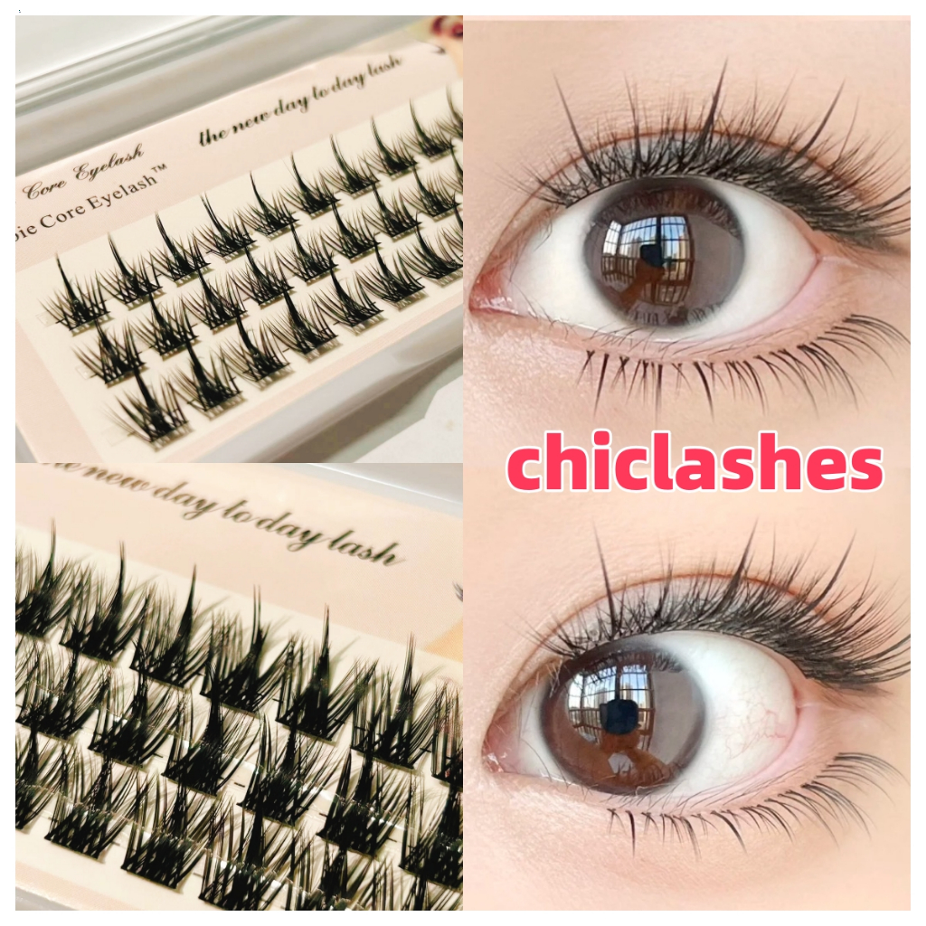🌸จัดส่งในวันเดียวกัน🌸chiclashes 3Dขนตาปลอม ขนตาปลอมญี่ปุ่น ขนตาปลอมคุณภาพสูง นำมาใช้ใหม่candy skyeye