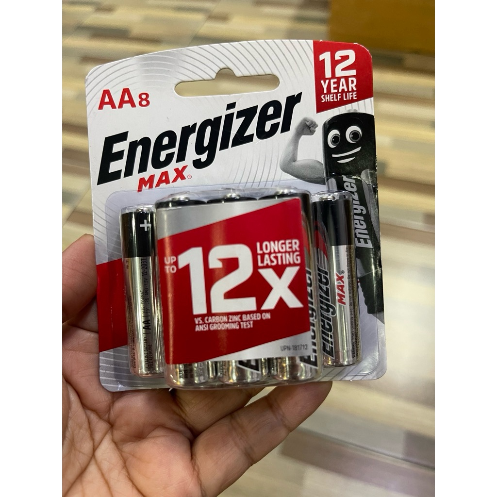 ถ่าน Energizer AAA ,AAแพค 6,8 ก้อน ของแท้100%