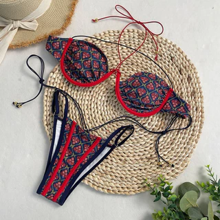 Bikini • New Arivals • (ส่งจากไทย) บิกินี่ รุ่นใหม่ มาแล้ว ดีเทลสวยเซ็กซี่ แบบสายผูกคอ สายผูกเอว