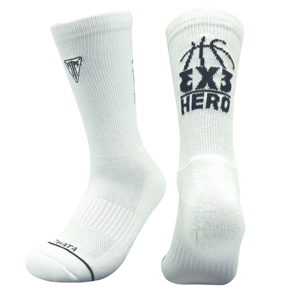 THATA Life Style Socks ถุงเท้าบาสเกตบอล รุ่น HERO 3x3 Street Basketball