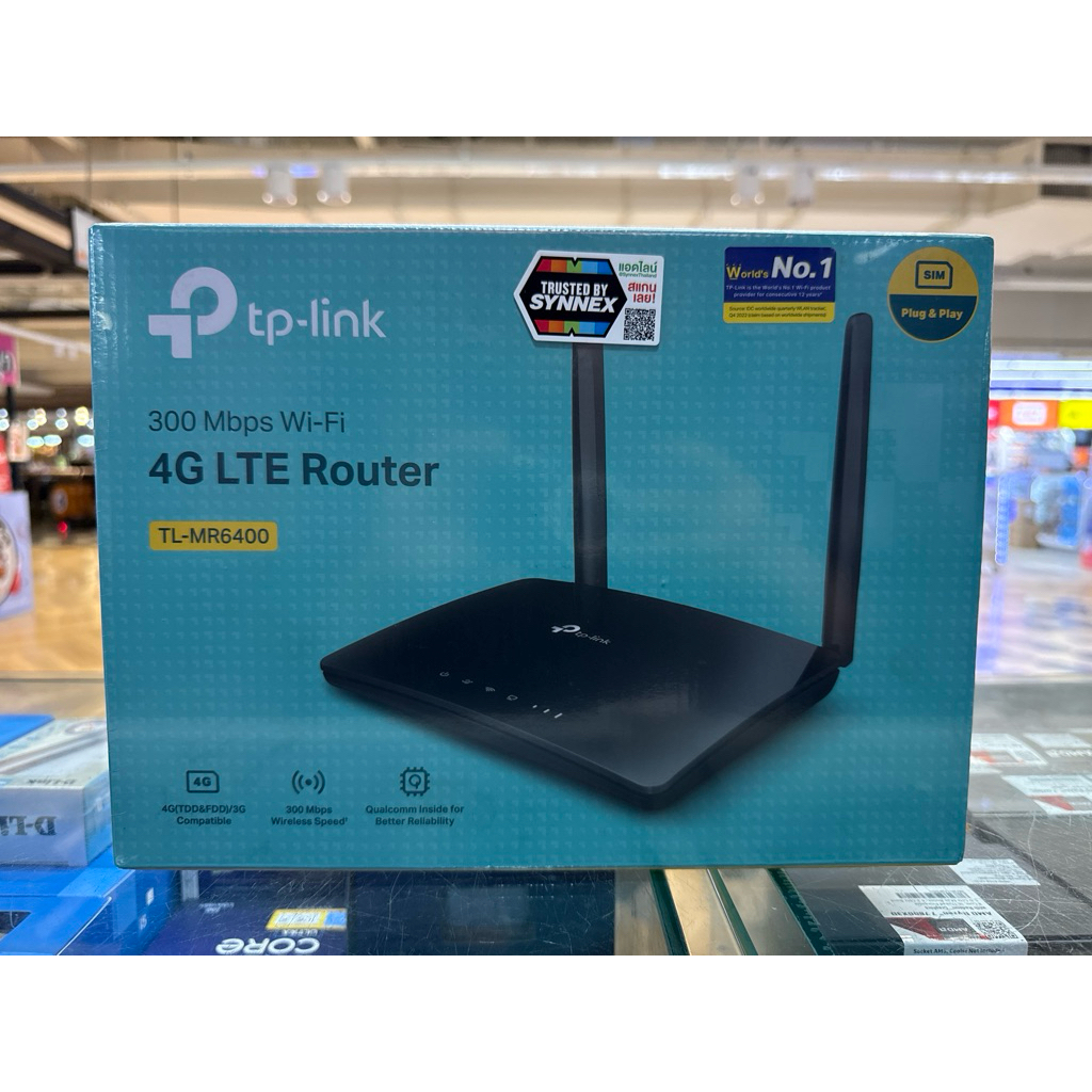 ROUTER TP-LINK LTE 300MBPS WIFI TL-MR6400 4G