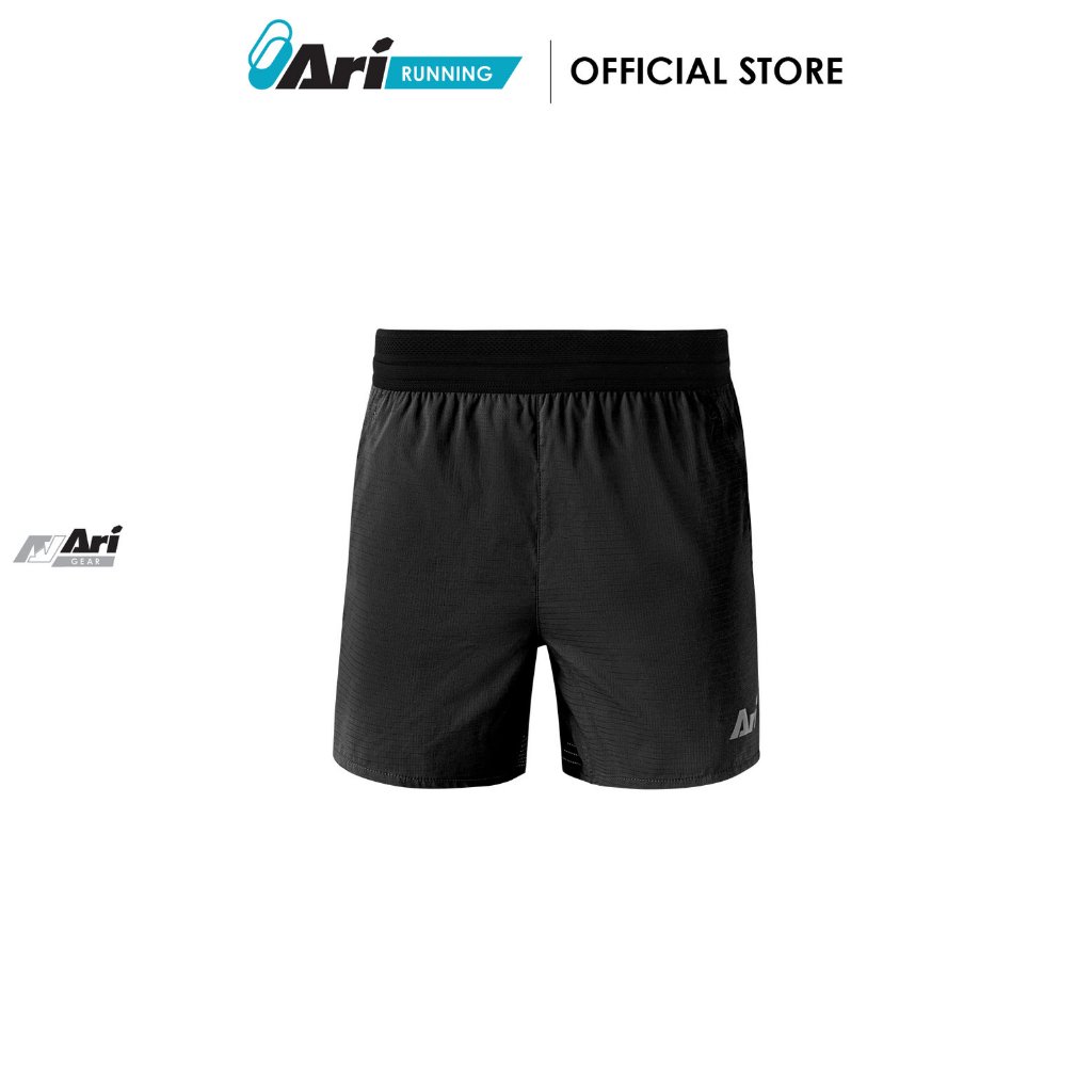 ARI MEN AEROSPEED V3 RUNNING SHORTS 5 INCHES - BLACK (AAP2877-01) กางเกงวิ่งผู้ชาย 5 นิ้ว อาริ AEROSPEEDV3 สีดำ