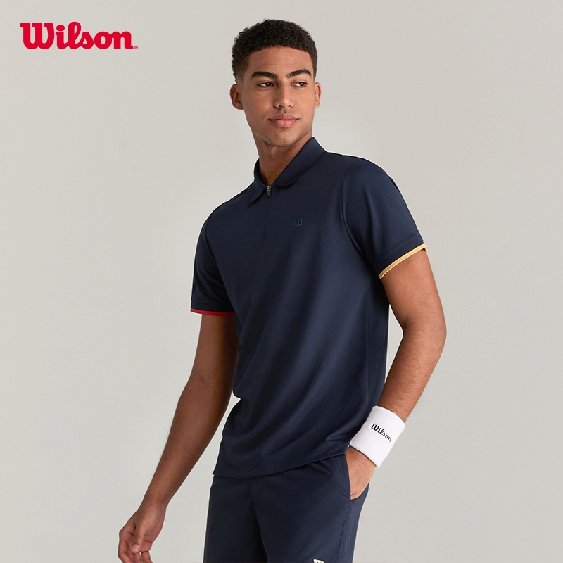 Wilson Men ON THE DAILY POLO เสื้อโปโล WM20083512DBC Official Store ราคา ถูกที่สุด ดีลบีเคเค แกลเลอรีภาพที่ 4