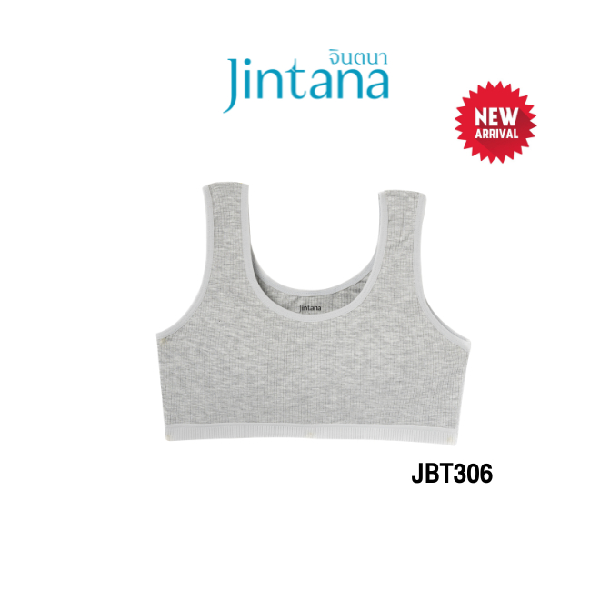 (สินค้าใหม่)Jintana เสื้อชั้นในวัยรุ่น รุ่น Fresh รหัส JBT306 บราไร้โครง ใส่กระชับ เสื้อในไม่มีโครง นุ่มสบาย