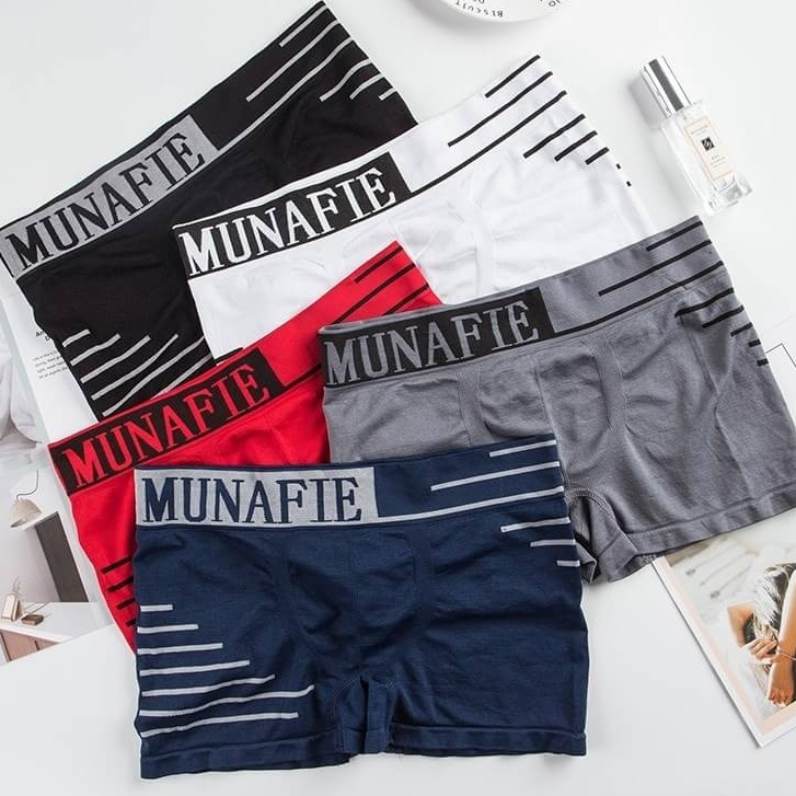 ส่งฟรี MNF-04 Boxer ผู้ชาย กางเกงบ๊อกเซอร์ผู็ชาย ผ้ายืดใส่สบาย⚡ส่งไวจากไทย⚡