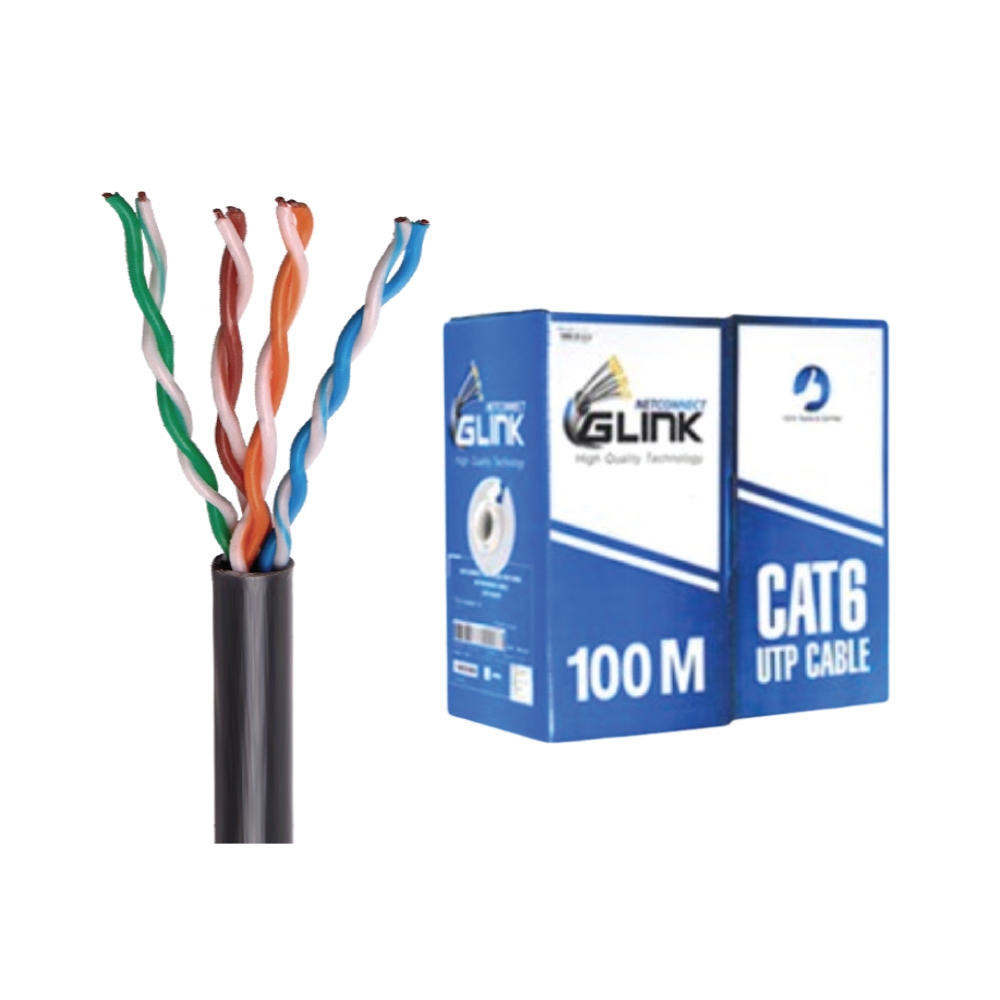 GLINK CAT6 UTP Cable (100m/Box) Outdoor (GL6002)