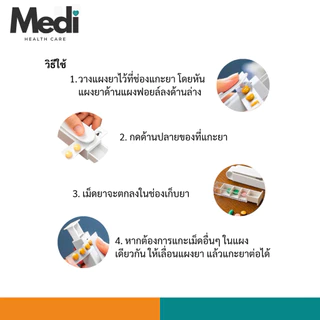 ที่แกะยา ลดการปนเปื้อน สบายมือ ใช้ได้ทุกรูปทรง ขนาดกระทัด พกพาสะดวก วัสดุ Food grade