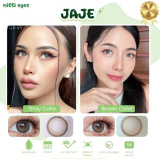 Jaje เลนส์น้ำตาลชมพู ตาหวานธรรมชาติ เลนส์ไฮโดรเจล ค่าอมน้ำสู…
