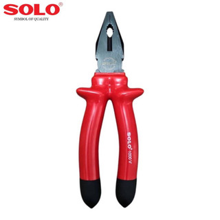 Solo No.9108-8" คีมหุ้มฉนวนกันไฟฟ้าโซโล ปากจระเข้