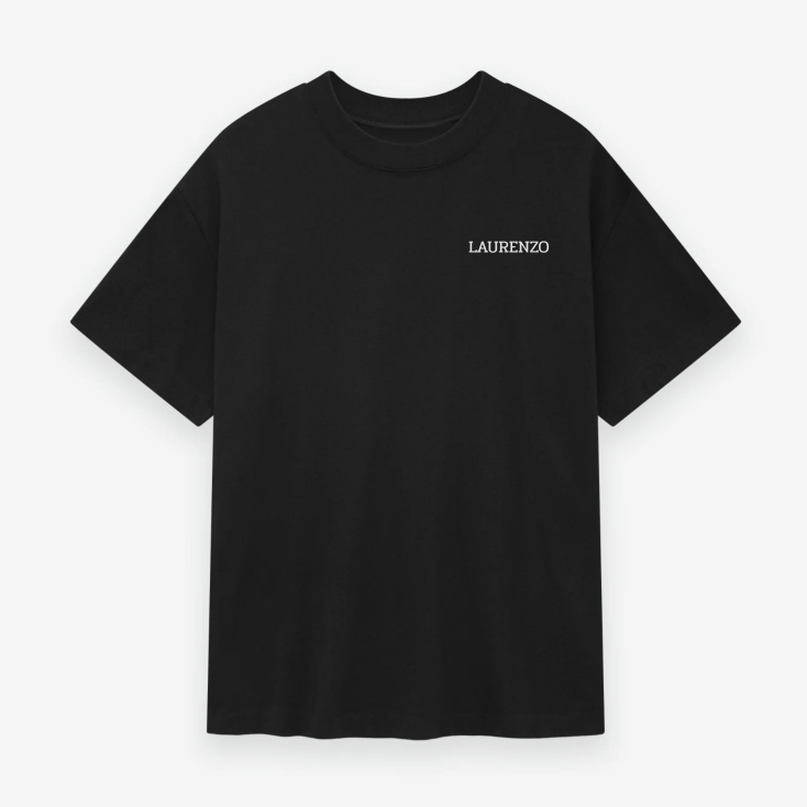 LAURENZO Oversize Crew neck T-Shirt