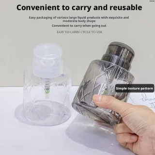 ขวดปั้มลายเส้น ขวดปั้มใส่แอลกอฮอลล์ขวดปั้มอเนกประสงค์ ขนาด200ml. / อุปกรณ์ทำเล็บ🇹🇭🇹🇭