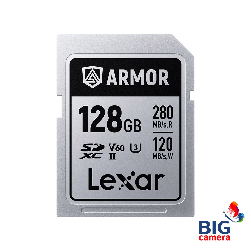 LEXAR ARMOR SILVER PRO SDXC UHS-II U3 V60 6K R280/W160 - ประกันศูนย์