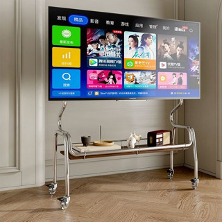 ขาแขวนทีวีแบบเคลื่อนย้ายได้ สแตนเลส แบบตั้งพื้น มีล้อ รถเข็น…