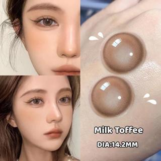 Midroo 【0°-600°】เลนส์ธรรมชาติสีน้ำตาล เลนส์หวานๆ  คอนแทคเลนส…