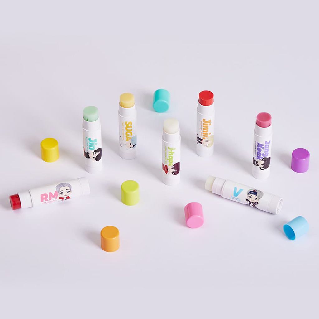 พร้อมส่งที่ไทย🎉 Tinytan BTS Lip balm (ไทนี่ทัน บีทีเอส ลิปบาล์ม) ของแท้ 100%💜