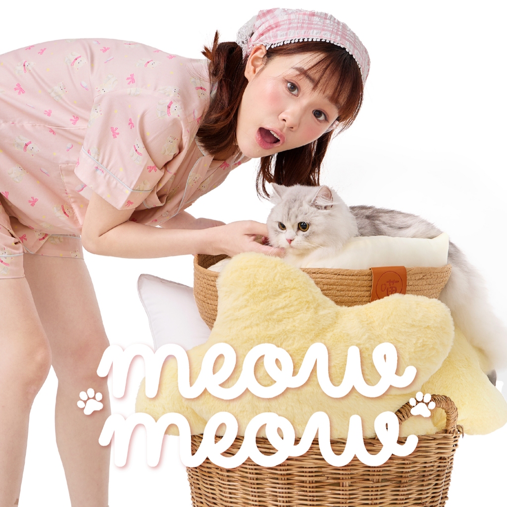 ชุดนอน sliptosleep – Meow Meow Set [Thai designer]