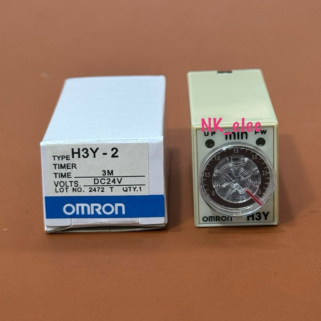 H3Y-2 24VDC TIMER  3M (3นาที) JAPAN🇯🇵 พร้อมส่งในไทย