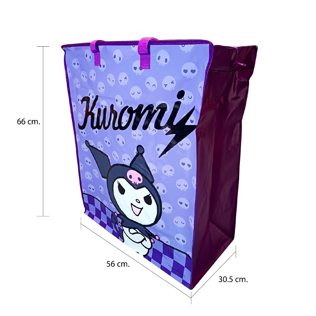 SS กระเป๋าฟาง ถุงกระสอบ ลายการ์ตูนลิขสิทธิ์ โดเรม่อน Size:L KIROMI C207B#KU-24B ราคาถูก