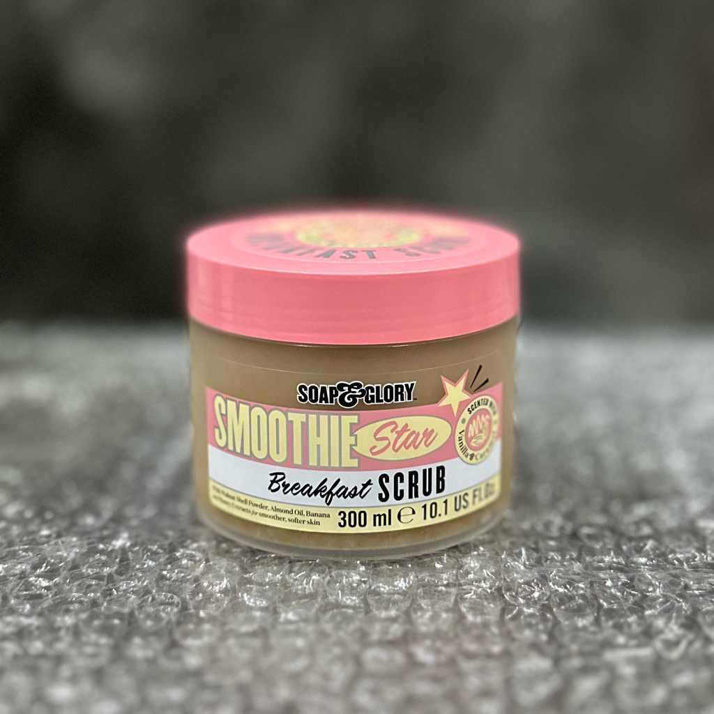 Soap & Glory Smoothie Star Breakfast Scrub 300 ml. โซพ แอนด์ กลอรี่ สมูทตี้ สตาร์ เบรคฟาส สครับ 300ม