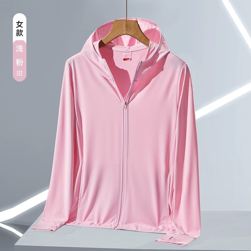 เสื้อฮู้ดกันแดด เสื้อกันยูวี UPF50+ เนื้อผ้าบางใส่สบาย เสื้อเย็น ยูนิเซ็กส์ เหมาะสำหรับฤดูร้อน - รูปที่ 4